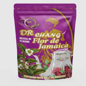 TÉ VERDE CON FLOR DE JAMAICA