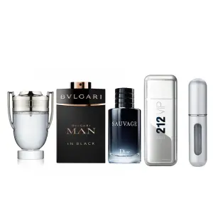 PROMO 96( 4 PERFUMES HOMBRE)+PERFUMERO)