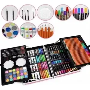 Set De Arte De Lujo 145 Pzs Caja De Alum
