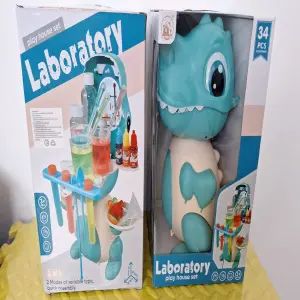 Dinosaurio heladero ciencia herramienta