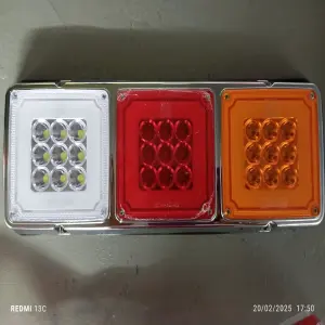 STOP NEON TRIPLE CUADRADO GRANDE