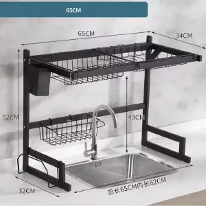 Seca plato acero inox. 66cm escurridor
