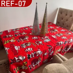 Mantel De Mesa Comedor Diseños Navideños
