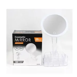 Espejo Luz Led Con Organizador