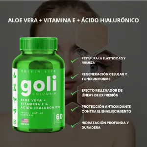 Aloe vera Vitamina E Acido hialuronico