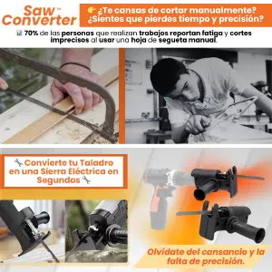 adaptador de sierra para taladro