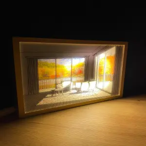 CUADRO DECORATIVO CON LUZ