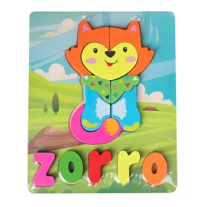 Rompecabezas Didáctico Multicolor Figura