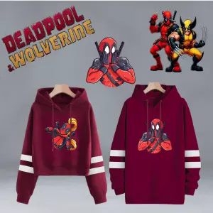 Buzo Hoodie Lady Pool y Dead Pool