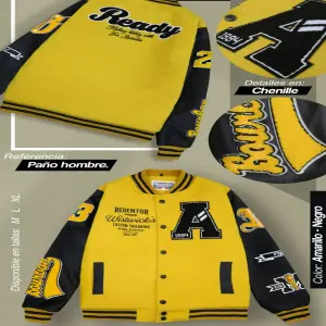 CHAQUETA BEISBOLERA PARA HOMBRE