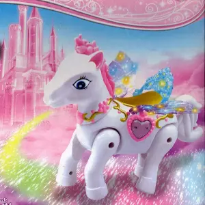 Muñeco unicornio camina y baila