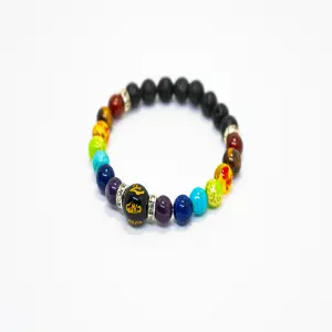 7 Chakras Económica con Piedra Mantra