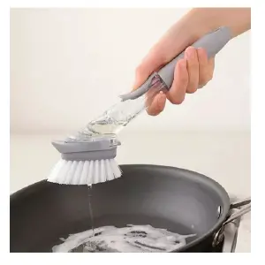 Cepillo Lavaplatos Con Dispensador Jabon