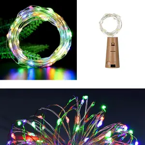 Alambre En Corcho De Botella 30 Leds