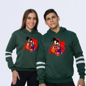 Buzo Hoodie Pareja Goku