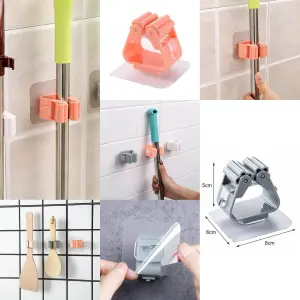 SOPORTE ORGANIZADOR ESCOBAS-TRAPEROS