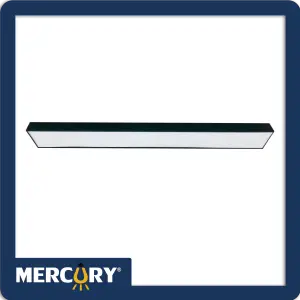 LUMINARIA LINEAL LED 40W NEGRA-6500K 1.