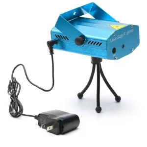 Proyector Luces Láser Puntos azul cuadra