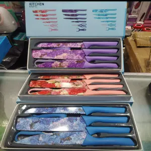 Set de cuchillos en colores