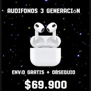 Audífonos AirPods 3ª Generación: Experiencia Sonora Inigualable - AIRPODS 3 GEN