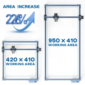 Extensor Sculpfun de 95x41 cm Para Ref S