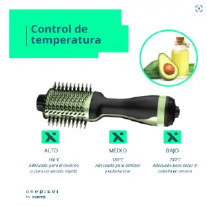 CEPILLO SECADOR DE AGUACATE PARA CABELLO