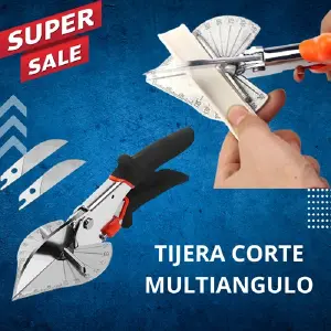 Tijera Multiángulo Canaleta-Madera: Precisión y Eficiencia - Tijera Multiangulo Canaleta-madera