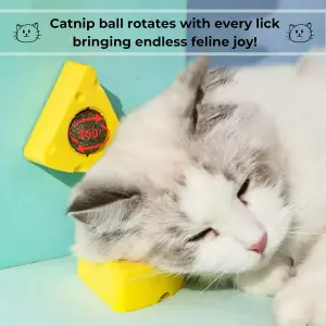 Catnip Ball en forma de queso