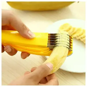 Rebanador de banano en acero inoxidable