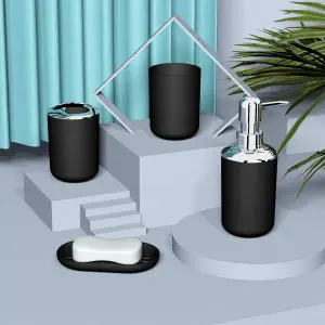 Set de baño decoración 6 pzs