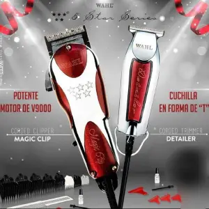 Combo Wahl Maquina peluquera + Patillera