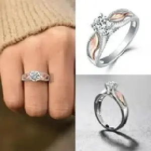 Anillo de alas de ángel