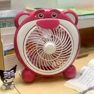 VENTILADOR OSO FUCSIA