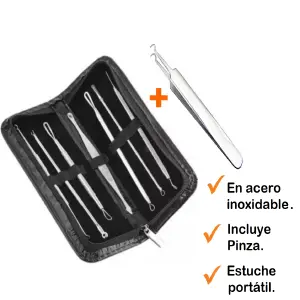 Extractor Espinillas 8 Piezas