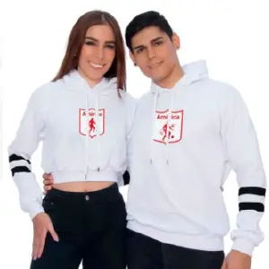Buso Buzo, Hoodie Blanco Pareja America