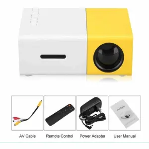 PROYECTOR PORTATIL AMARILLO