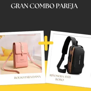 BOLSO MANOS LIBRES+BOLSO DE HOMBRO ANTIR