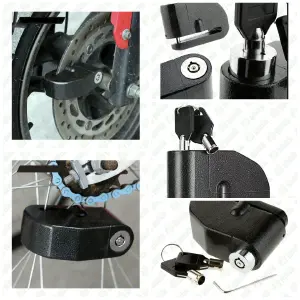 Candado Para Moto Freno Disco Alarma