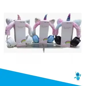 Diadema De Peluche Con Forma Unicornio