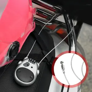 Candado Guaya Con Cable De Vaca Bici