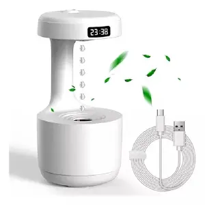 Humidificador antigravedad de agua