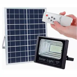 Lampara Solar Led Con Control Remoto 100