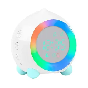 Reloj Alarma Digital Portátil Altavoz Lu