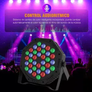 Luz Led Ritmica 36 Leds