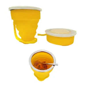 VASO PLEGABLE DE SILICONA*