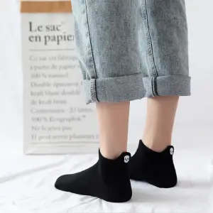 Medias Tobilleras Panda x 5 Pares