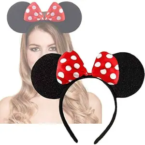 Diadema Minnie Mouse Orejas Ratona NIÑAS