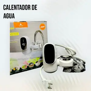 Calentador de agua llave lavaplatos