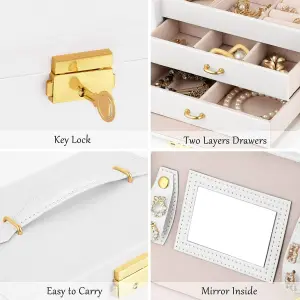JOYERO PREMIUM 3 NIVELES PARA MUJERES: Elegancia y Organización - JOYERO PREMIUM  3 NIVELES PARA MUJERES