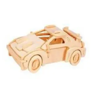 Rompecabeza 3D en Madera Carro
